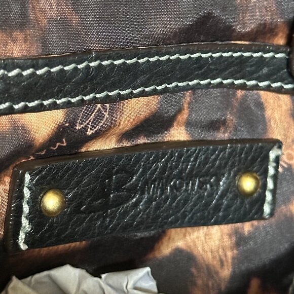 B. MAKOWSKY VINTAGE Y2K ERA 2000's 100% GENUINE LEATHER OVERSIZED SLOUCH HANDBAG - Picture 6 of 10